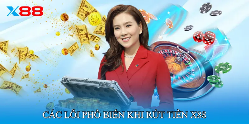 Các lỗi phổ biến khi Rút Tiền X88